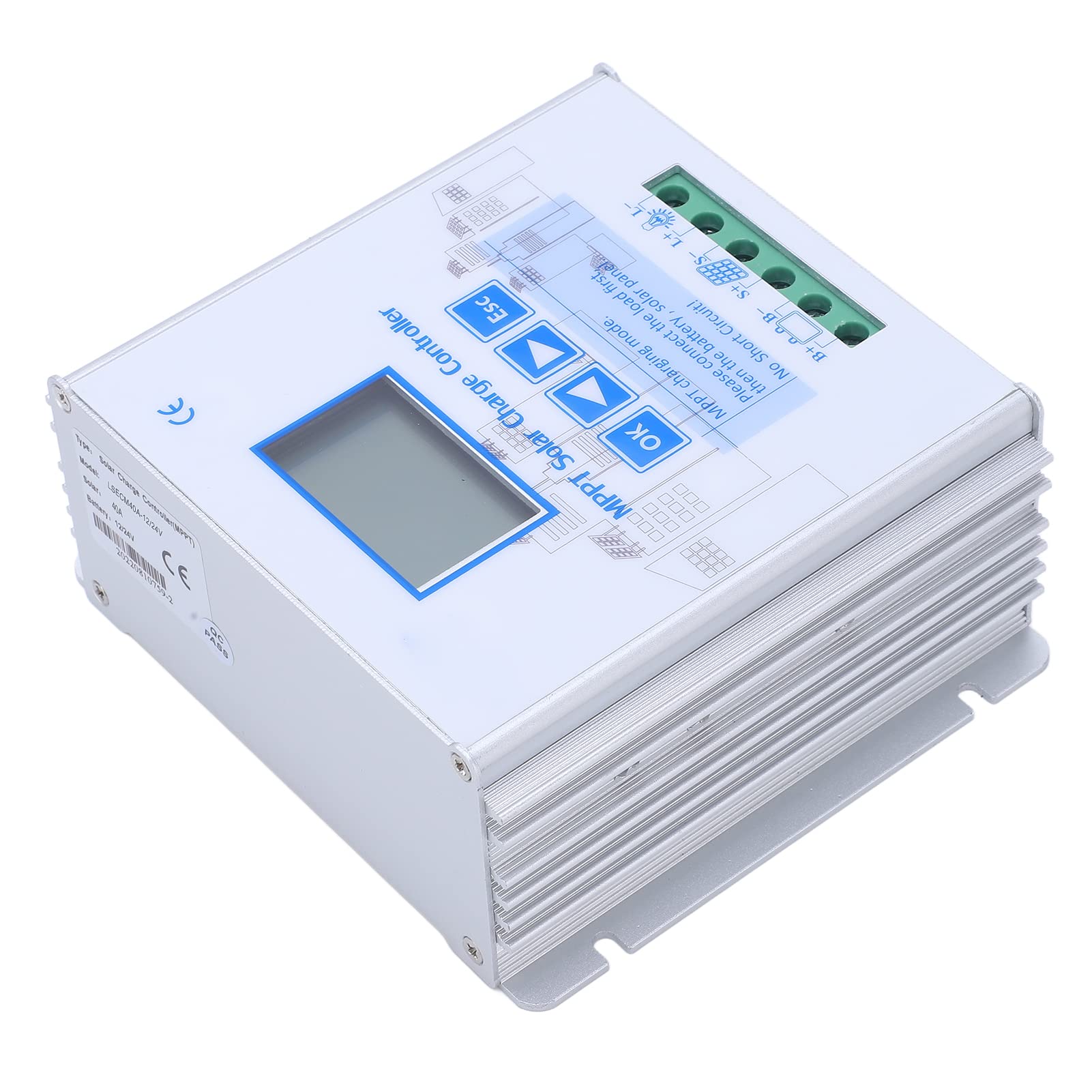 Controlador de Carga Solar MPPT Protección Antirretroceso de Alta