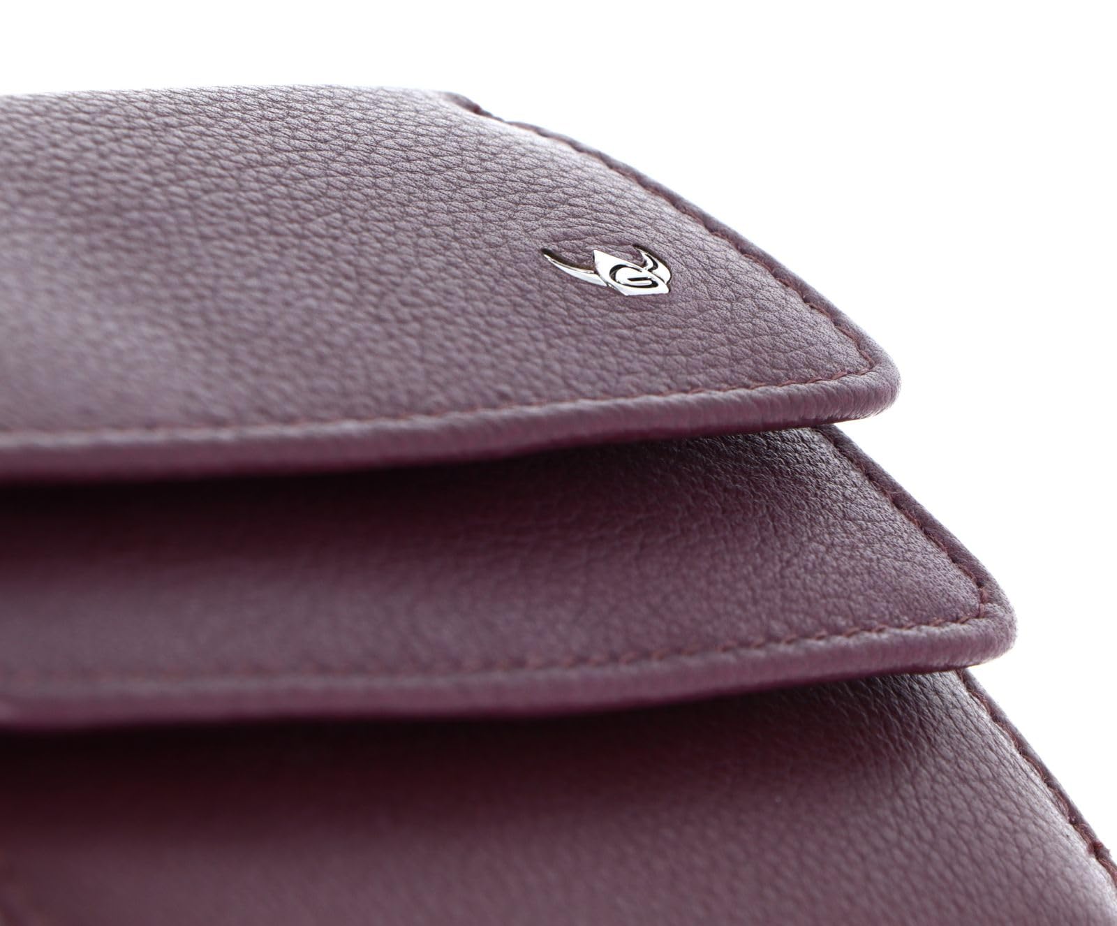 Golden Head Leder Geldbörse Madrid RFID Protect Überschlagbörse 1176 Aubergine dunkelviolett