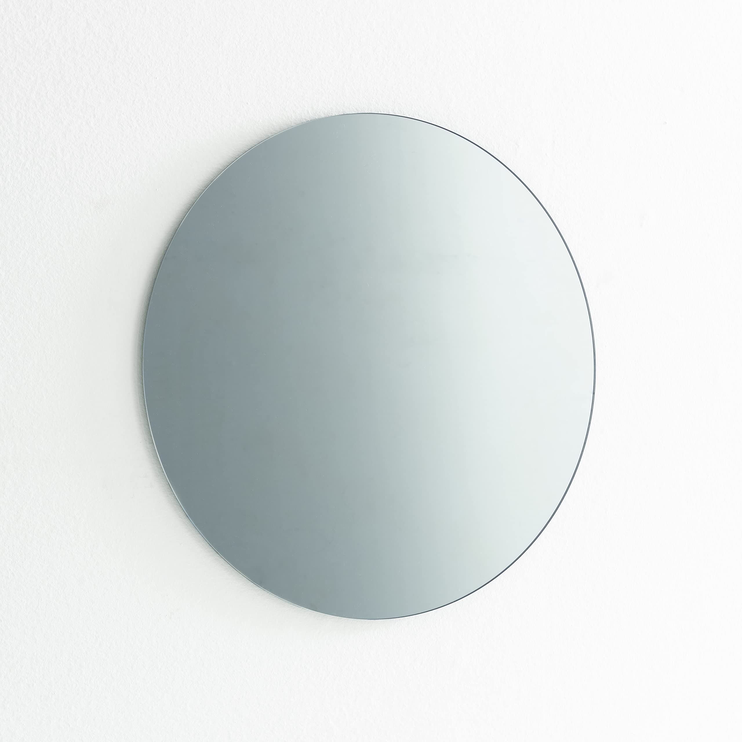ARHome Specchio Tondo, 60 cm, Grigio Scuro, Specchio da parete rotondo, Made in Italy