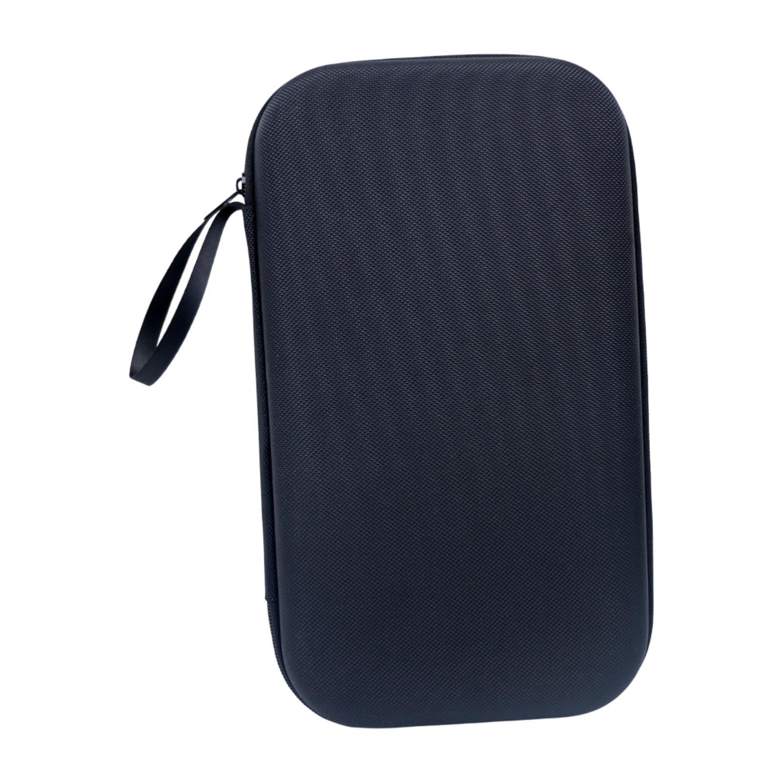 Baoblaze Hard Shell Ping Pong Paddle Case Table Tennis Bat Case Padel Racket Bag Storage Box Table Tennis Racket Cover Carrying Bag for Sports Organizer Bags,Black for 1 Paddle(with Lining)