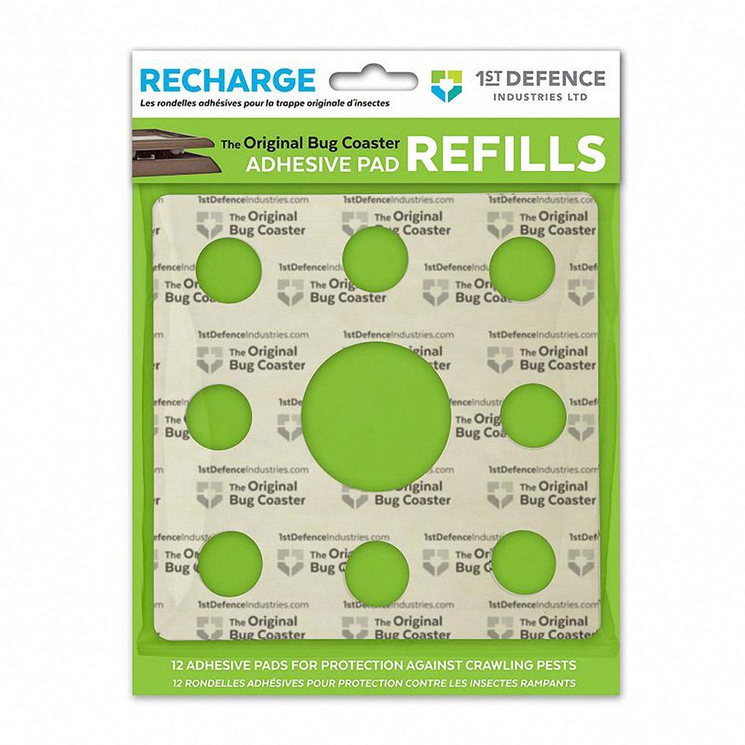 Buy 1st Defense Industries 6 inch Square Refill Sticky Pads Interceptor Trap and Detection