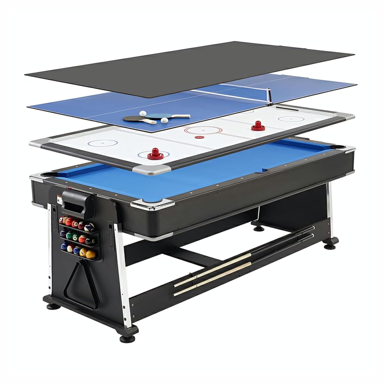 KOSTEN SPORTS 7 Ft 4-in-1 Multi Functional Pool Table | Billiards, Air Hockey, Table Tennis & Dining | Indoor Game for Adu... - Review, Price and Buying Guide