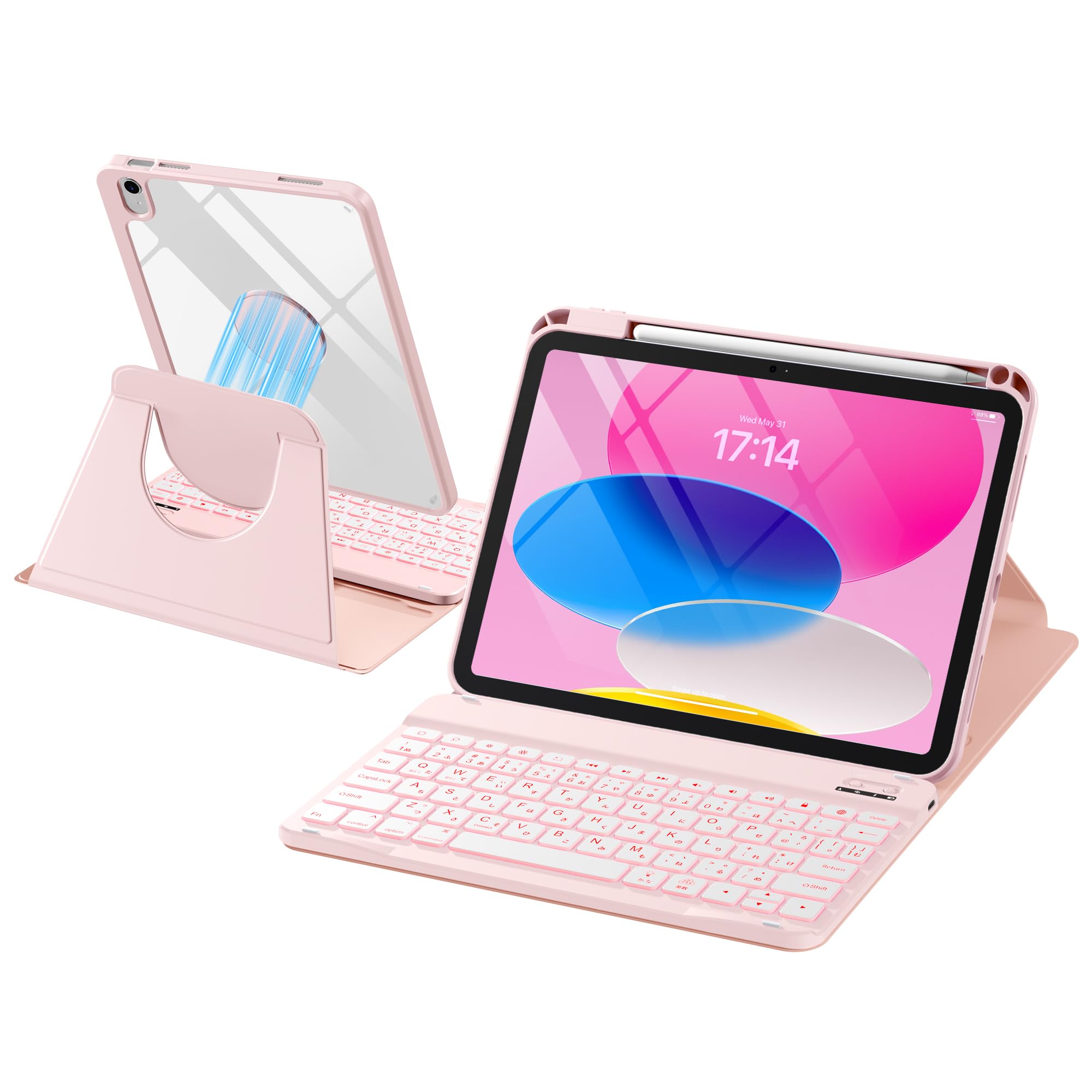 Amazon.co.jp: HETHOT iPad用 A16 第11世代/第10世代 キーボード付き