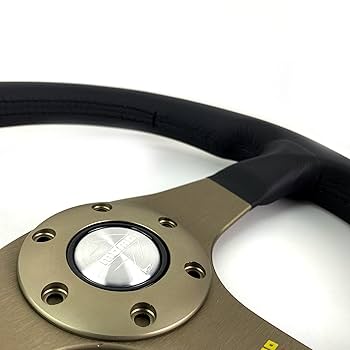 Amazon.com: MOMO TUN35BK0S Tuner Silver 350 mm Leather