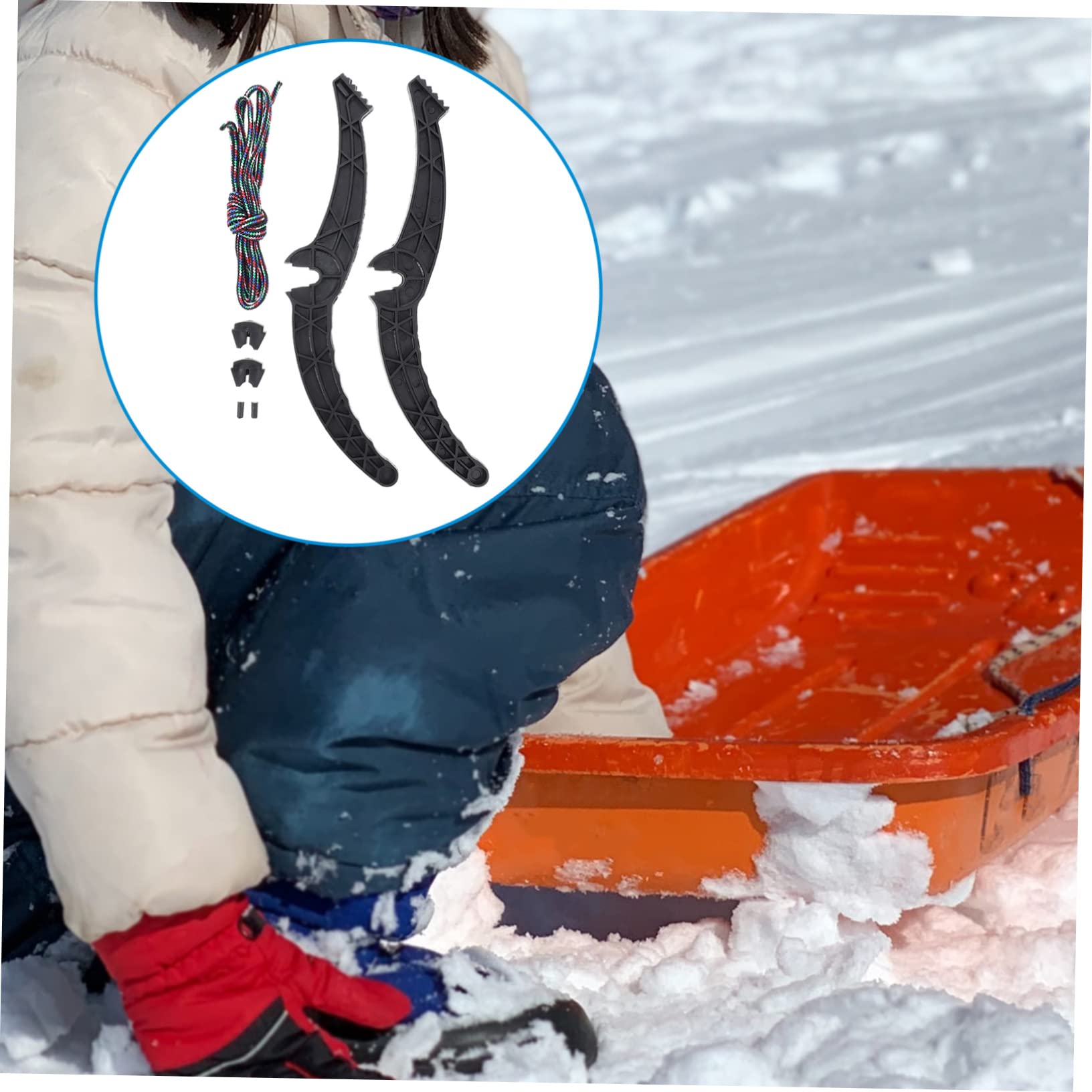 HANABASS Skiing Accessories Ski Brake Handle Rope Easy Replacement for Snowboard Safety