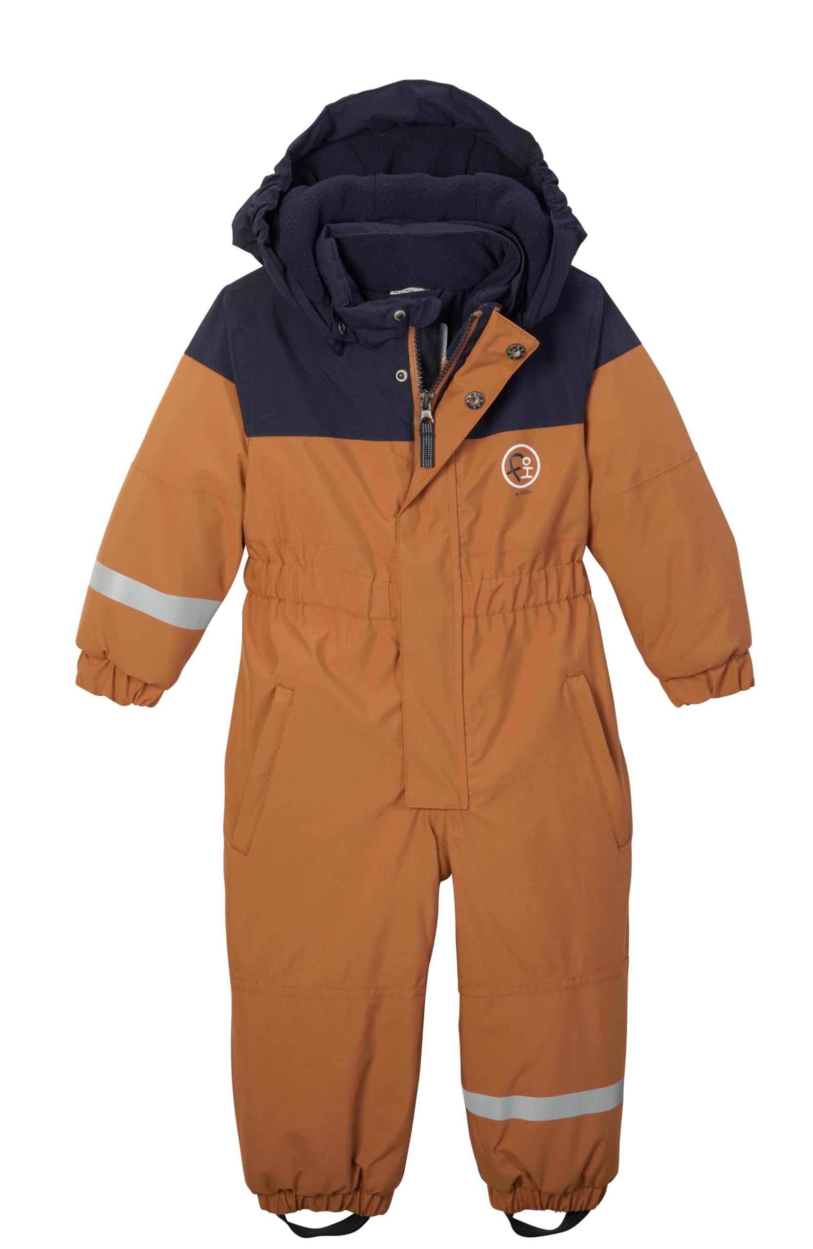 first instinct by killtec Kinder Skioverall/Schneeanzug mit abknöpfbarer Kapuze FIW 39 MNS ONPC, braun, 86/92, 43105-000