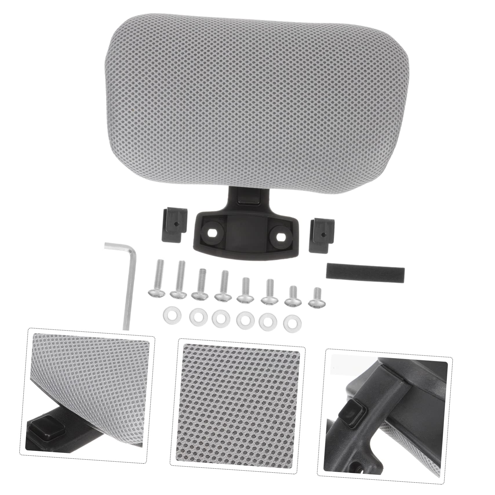 Alipis Reposacabezas de Silla Elevadora para Oficina Diseño Desmontable para Trabajar Cómodamente