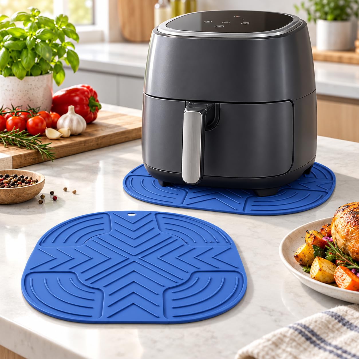 Lot 2 Tapis Thermiques Air Fryer pour Russell Hobbs 26500-56