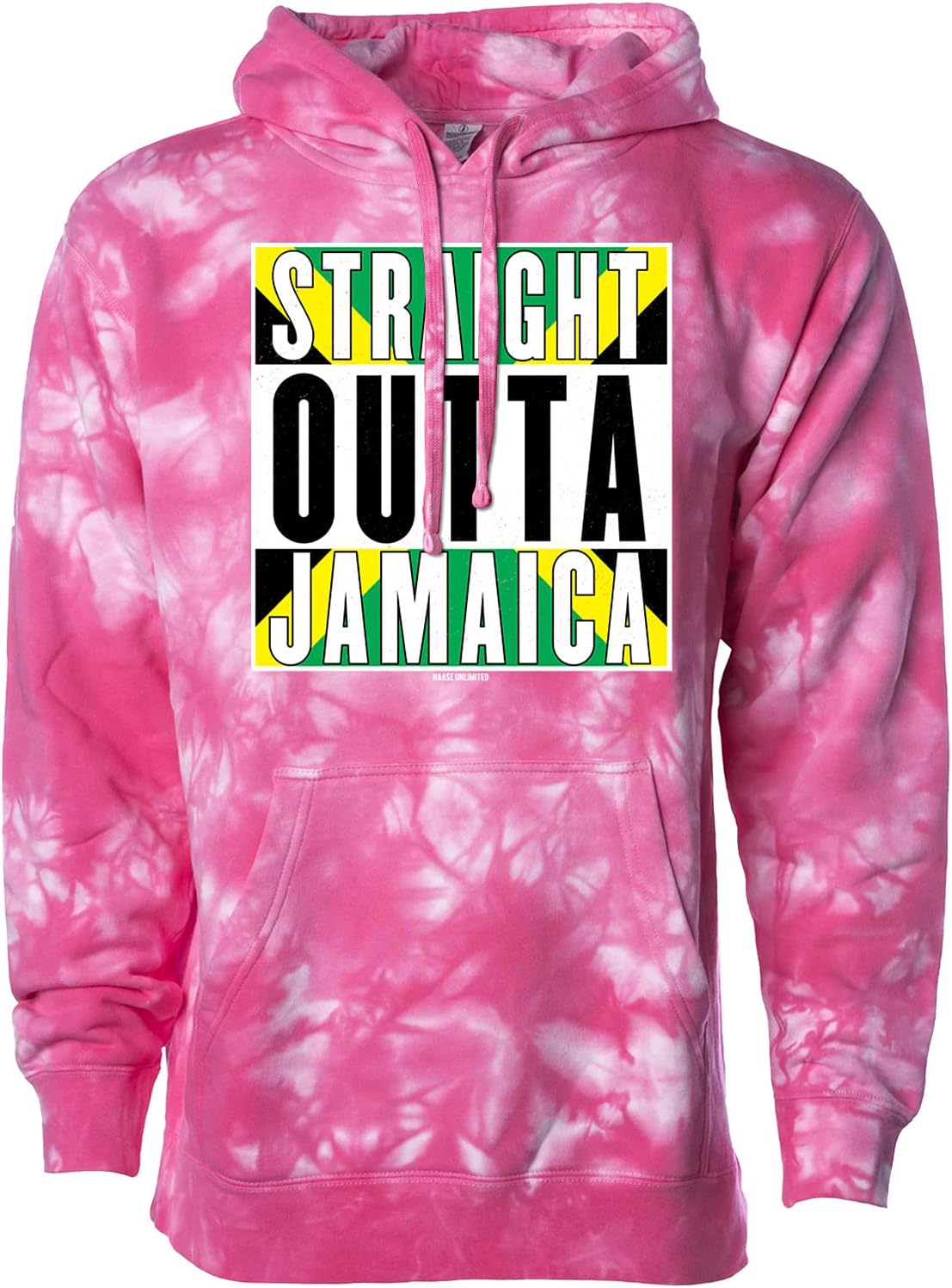 Haase Unlimited Straight Outta Jamaica - Jamaican Parody Unisex Hoodie Sweatshirt