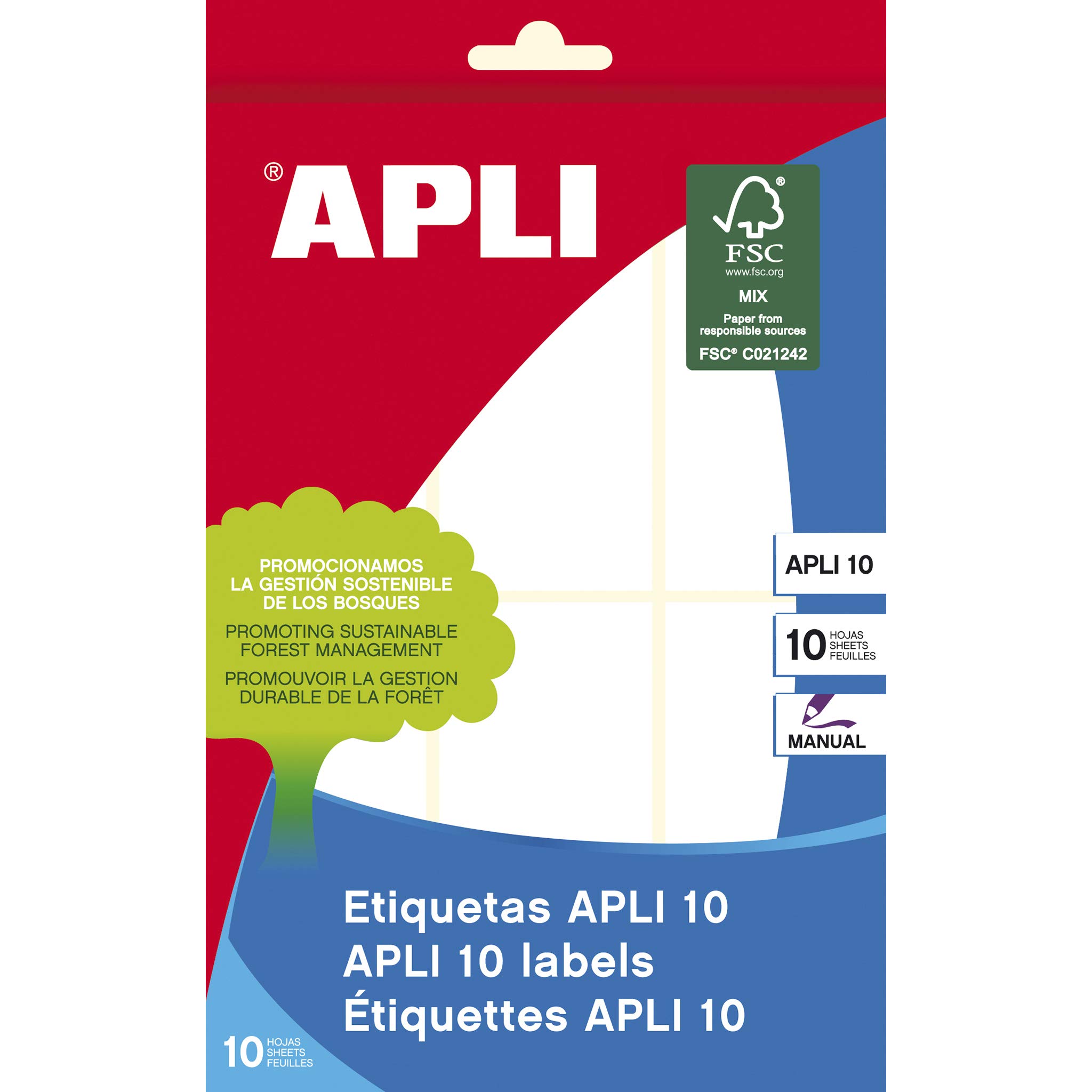 APLI36 x 82 mm Labels (Pack of 10 Pages)