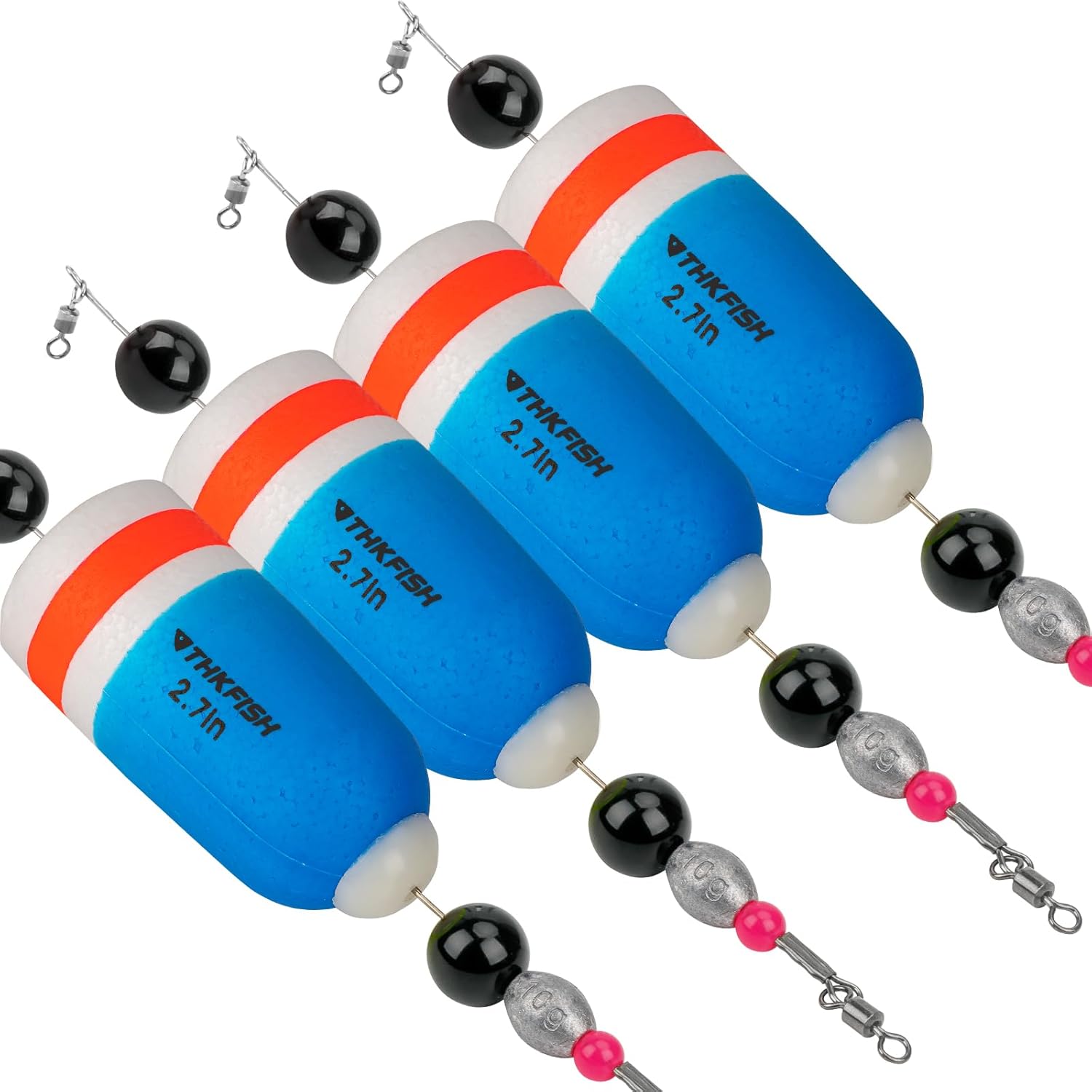 THKFISH Fishing Bobbers Fishing Floats Weighted Bobbers