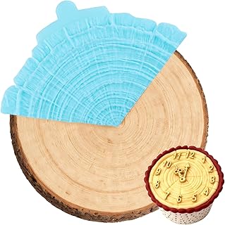 Tree Stump Cake Fondant Mold Wood Texture Silicone Mold for Cake Decorating Cupcake Topper Chocolate Candy Gum Paste Polymer Clay