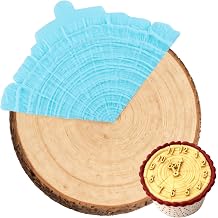 Tree Stump Cake Fondant Mold Wood Texture Silicone Mold for Cake Decorating Cupcake Topper Chocolate Candy Gum Paste Polymer Clay