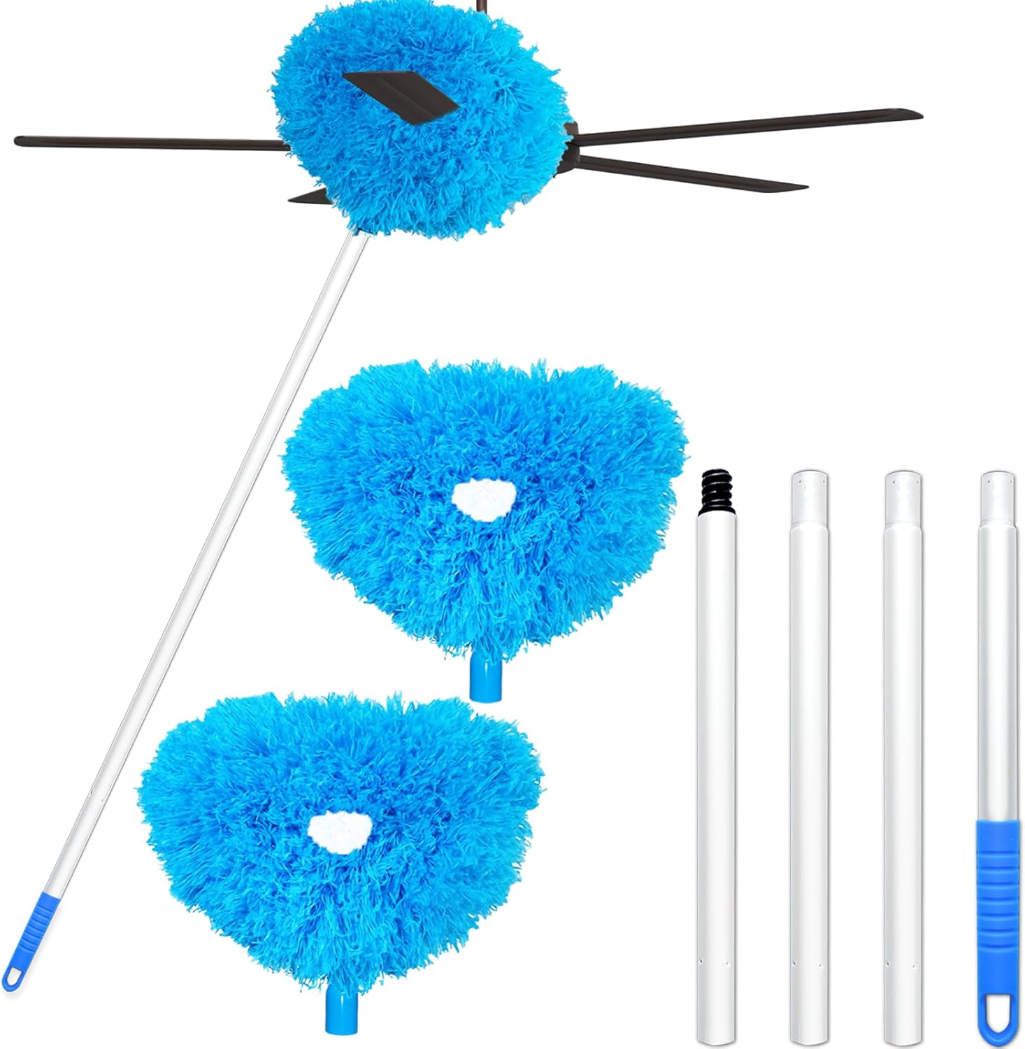 Ceiling Fan Cleaner Duster, Reble Microfiber High Ceiling Fan Blade
