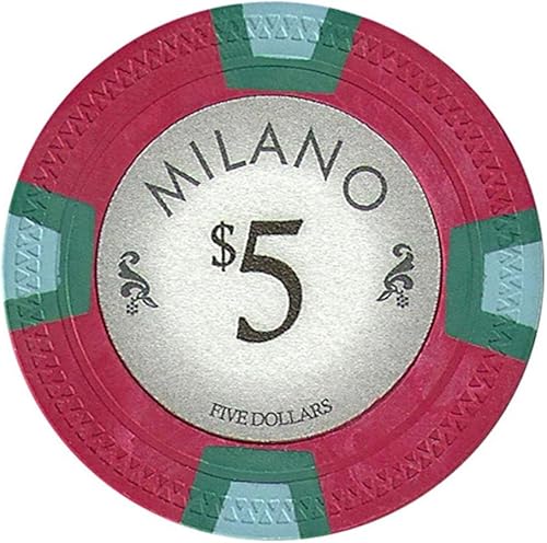 Miniatura 2 de Milano Poker Chips by Claysmith Gaming. Casino Quality Clay Poker Chips in Sets of 25