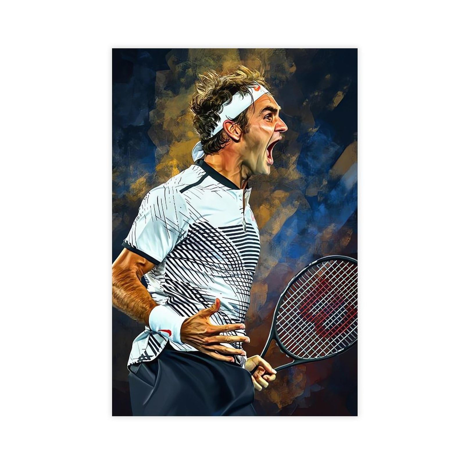 JJUPUV Impression Sur Toile Représentant Des Athlètes