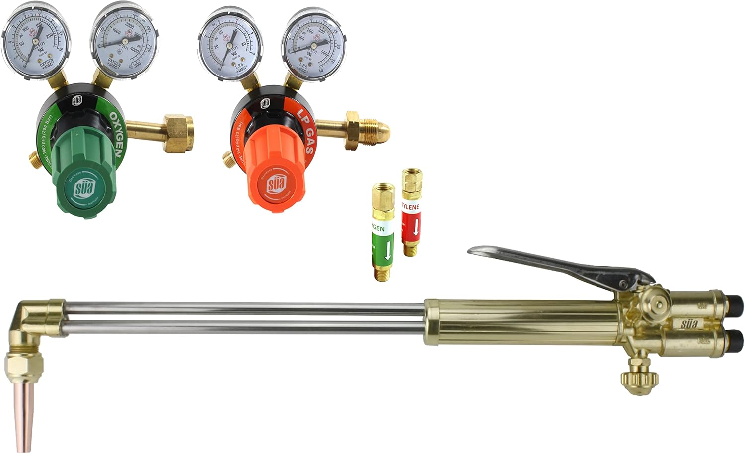 SÜA - 21'' Heavy Duty Straight Cutting Torch 90° Head - Compatible with ST900FC + Cutting Tip (Acetylene)