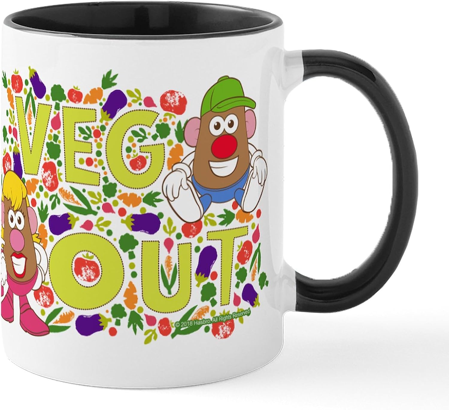 CafePress Mr. Potato Head Veg Out 11 Oz Ceramic Mug 11 oz (325 ml) Ceramic Coffee Mug