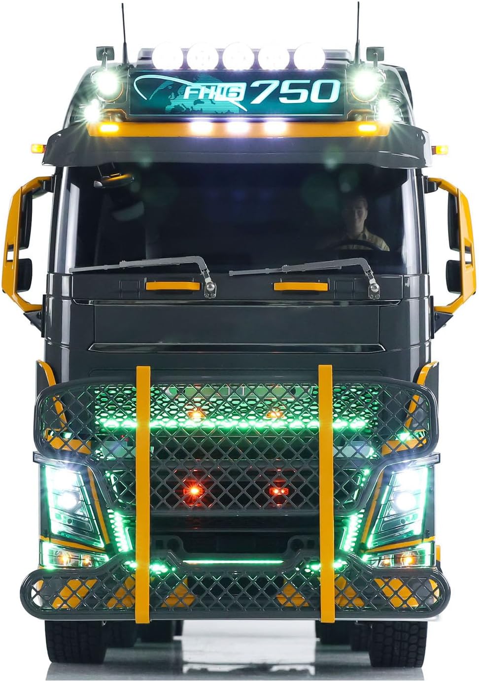 TOUCAN RC HOBBY Customized 1/14 Remote Control Tractor Truck 10x10 Metal Chassis RTR RC Lorry Car Model ST8 Radio Battery Smoke Light 3Speed for Ages 14+