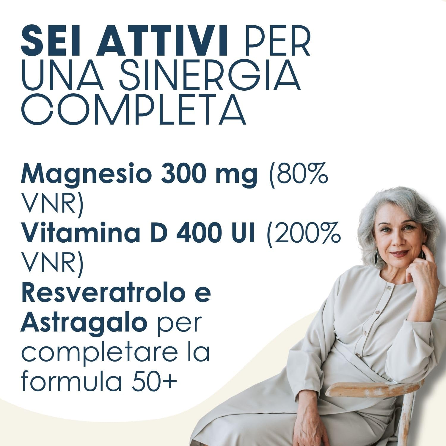 PURANOVA - Puracollagen 50+ | Collagene Marino Idrolizzato 7g con Elastina, Magnesio e Vitamina D |Collagene In Polvere Pelle Matura | Gusto Nocciola e Cioccolato