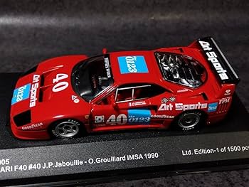 Amazon | イクソ 1/43 フェラーリ F40 アートスポーツ 1990年