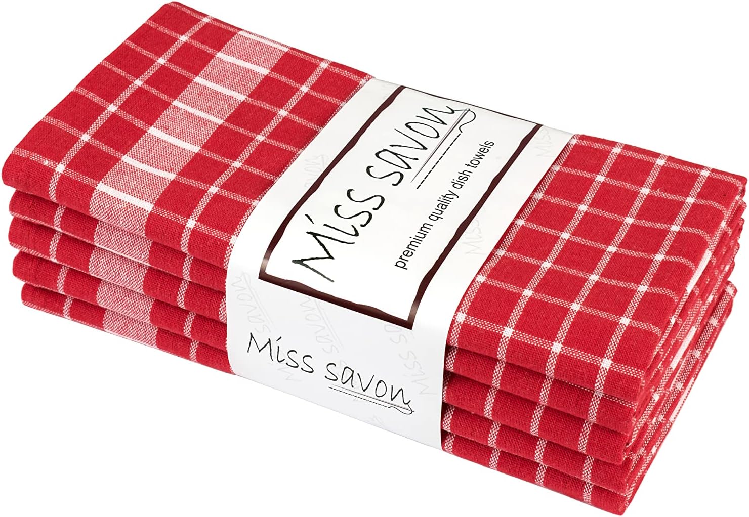 REDBEST Geschirrtuch Tulsa 3er-Pack - Baumwolle 50x70 Cm Weiß