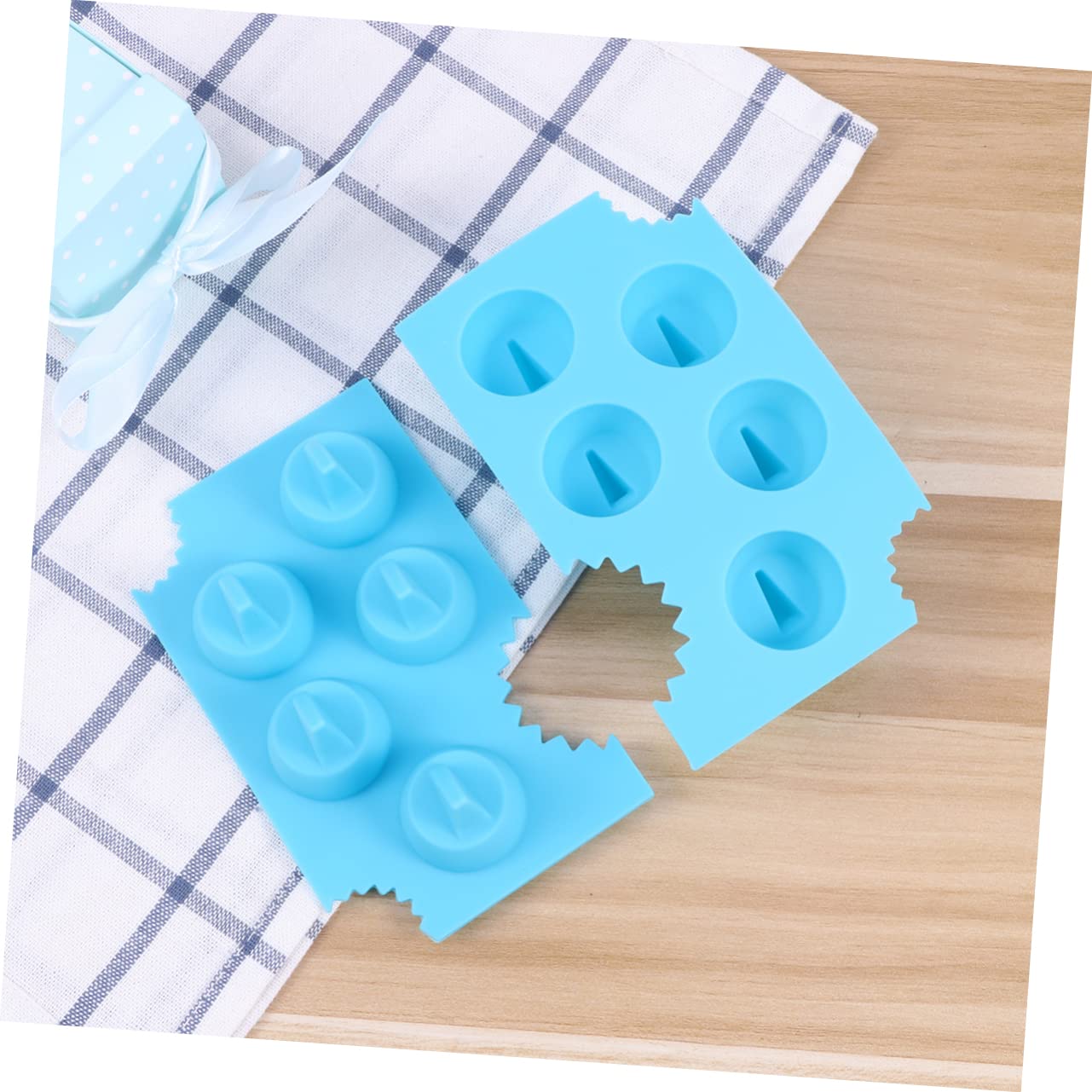 PRETYZOOM 3pezzi Stampo Silicone Per Cubetti Di Ghiaccio Forma Di Pesce Creativo e Facile Da Usare Vassoio Per Ghiaccio Silicone Alimentare Blu Per Cocktail e Bevande Fresche