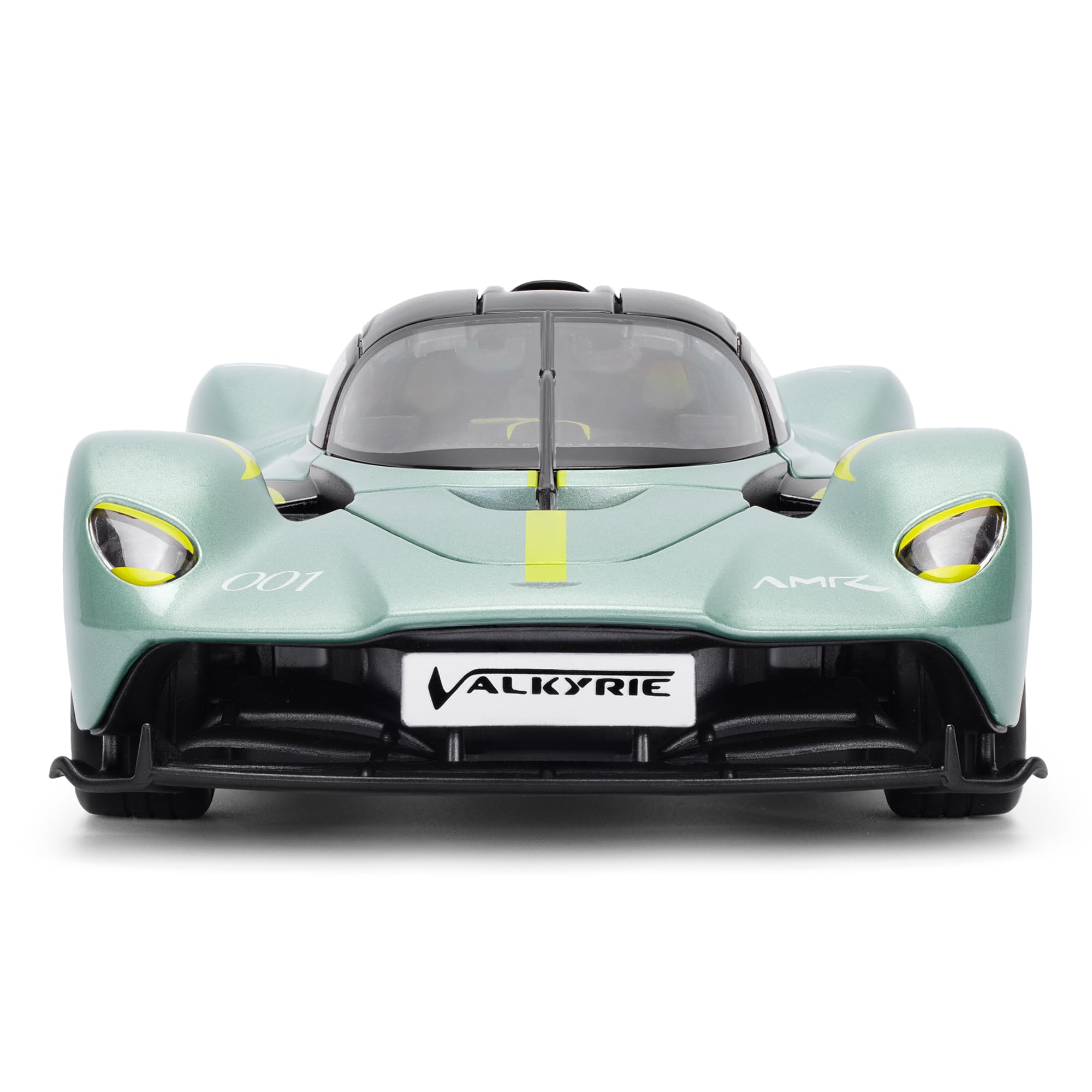 CMJ Modellino auto Aston Martin Valkyrie in scala 1:18 - Appletree Green | Modello da collezione dettagliato in pressofusione | Prodotto con licenza ufficiale