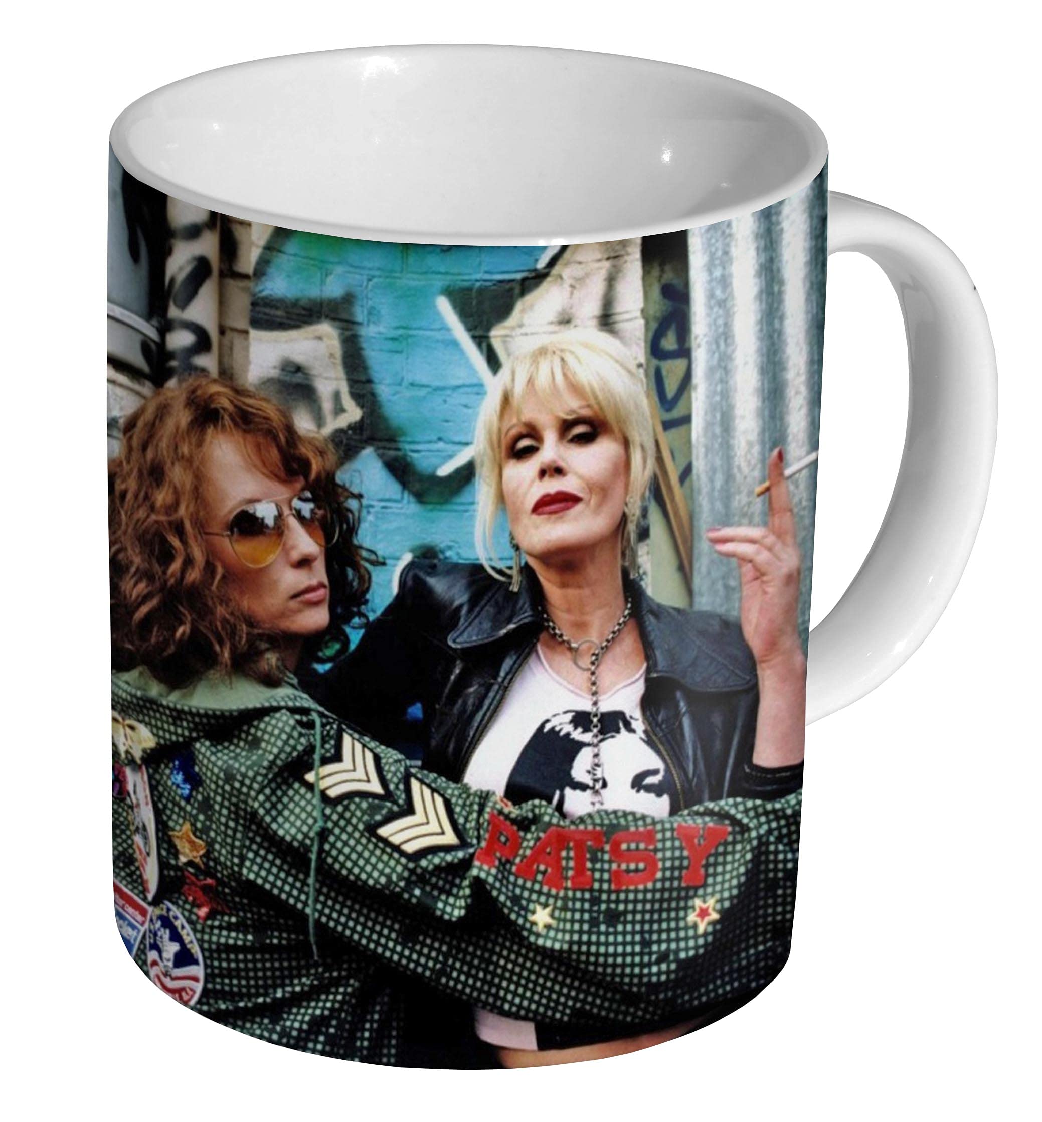 mugmart AbFab Absolutely Fabulous French and Saunders Ceramic Coffee Mug /  Cup, White : Amazon.co.uk: Home & Kitchen