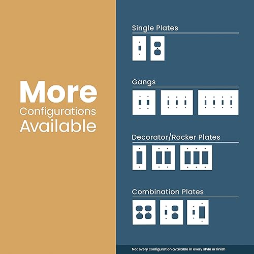 Miniatura 6 de Placa de interruptor Franklin Brass W35218-SN-C Classic Architecture, de pared, dúplex, simple, níquel satinado