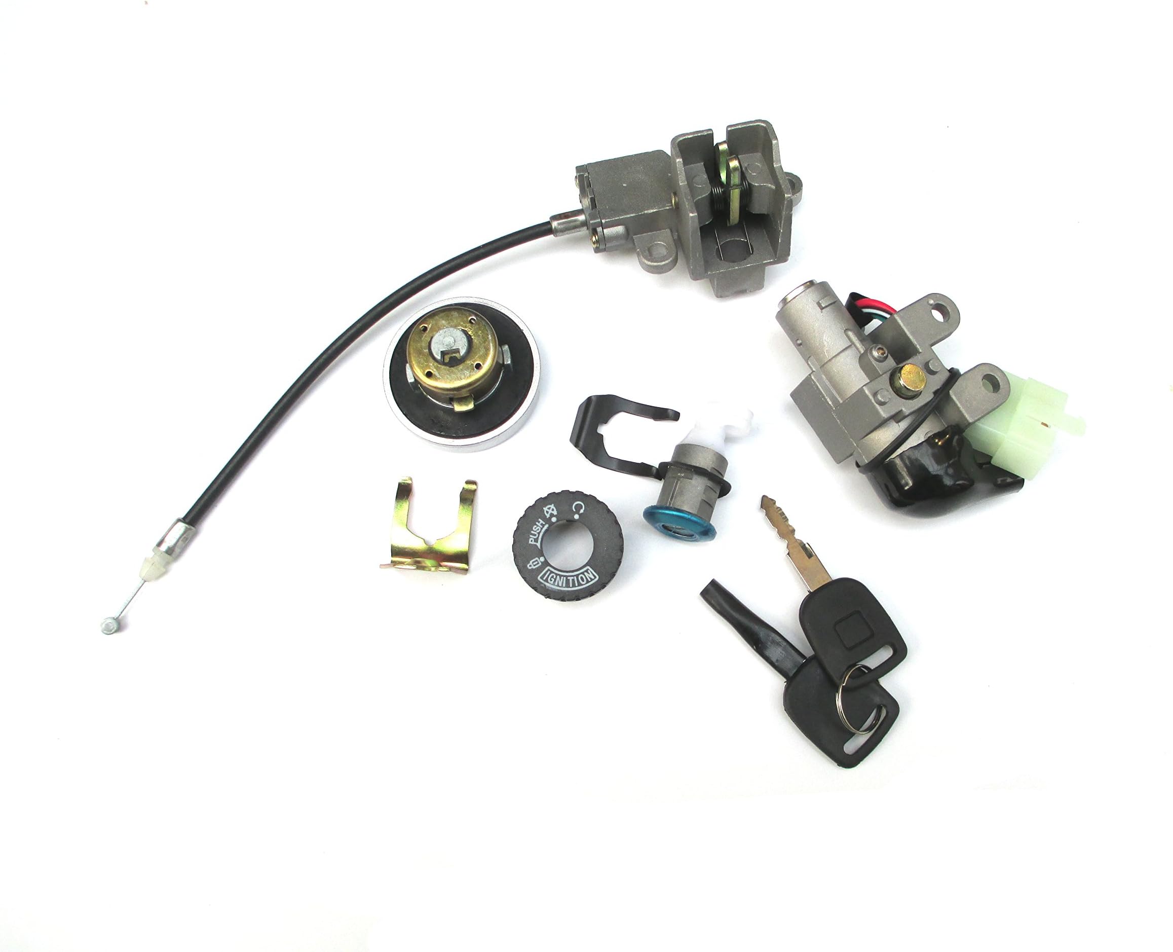 NEW Scooter Ignition Switch Key Set For TaoTao 49cc 50 Cc 150cc Gy6 Peace Roketa Jonway