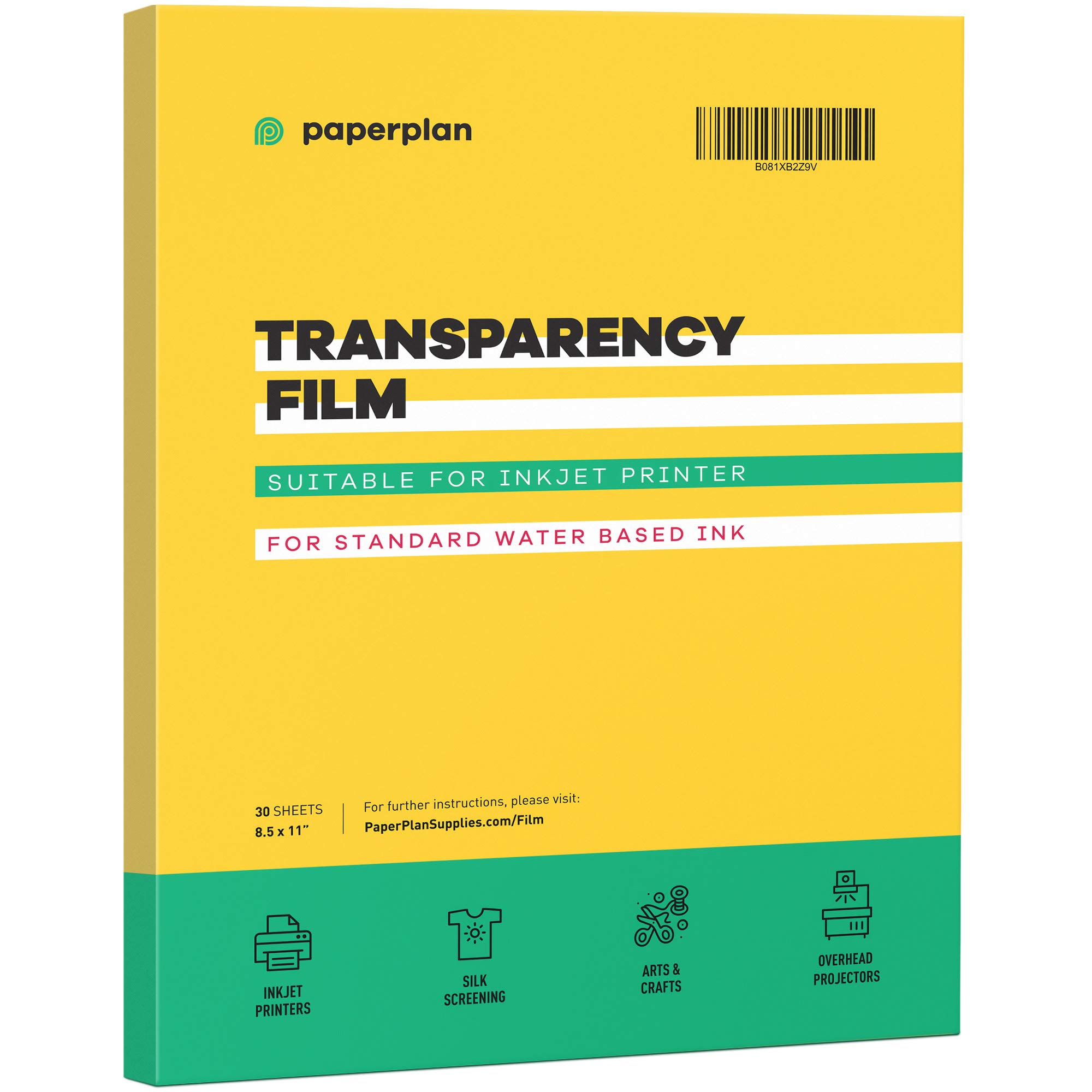 Buy 30 Sheets Transparency Sheets Inkjet Transparency Film 