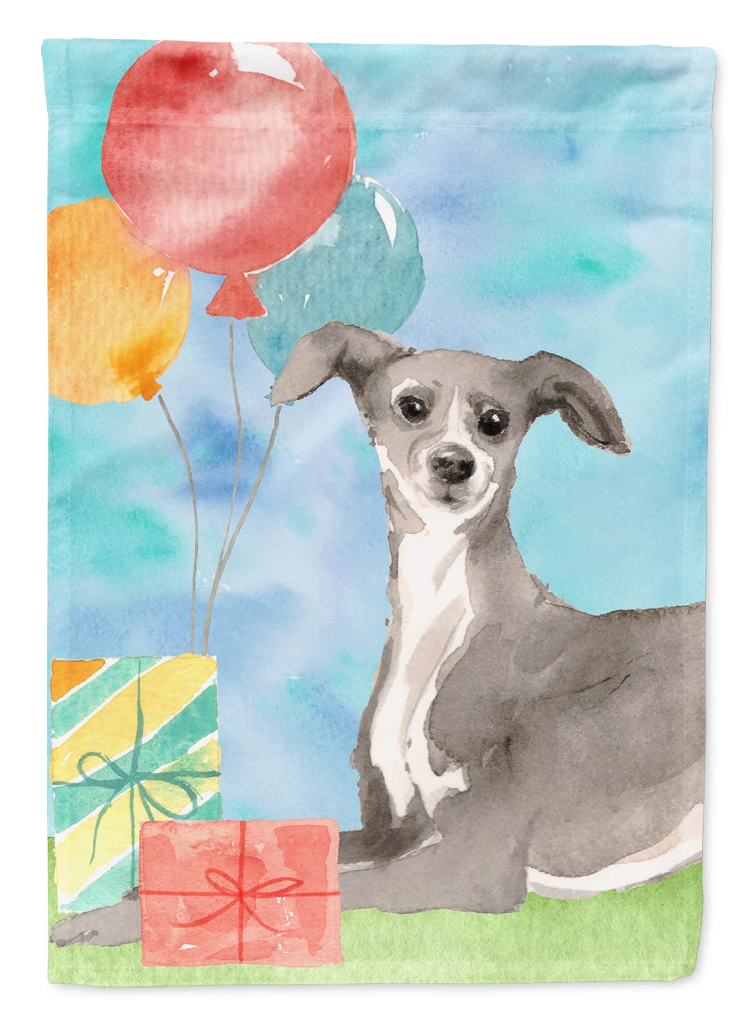 Drapeau lévrier italien cadeau anniversaire parfait pour amoureux de chiens