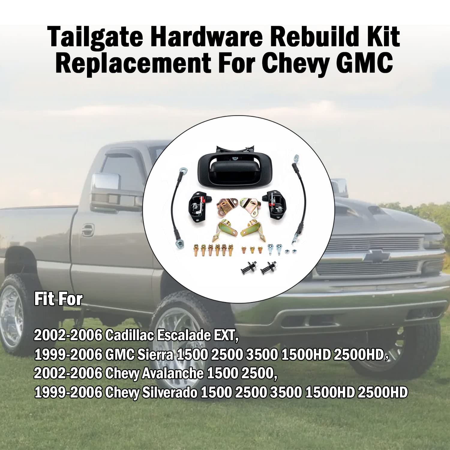 Shine Bright: Chrome Door Handle Bowl Covers For 99-06 Chevy Silverado 1500/2500