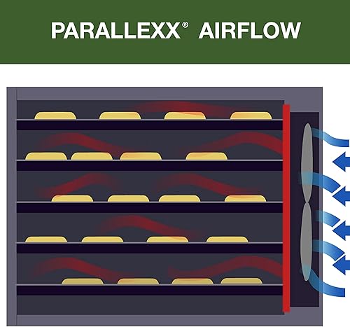 Vista 13 de Excalibur Deshidratador de alimentos de la serie Select de 10 bandejas para carne seca, frutas, verduras, hierbas, golosinas para mascotas, acero