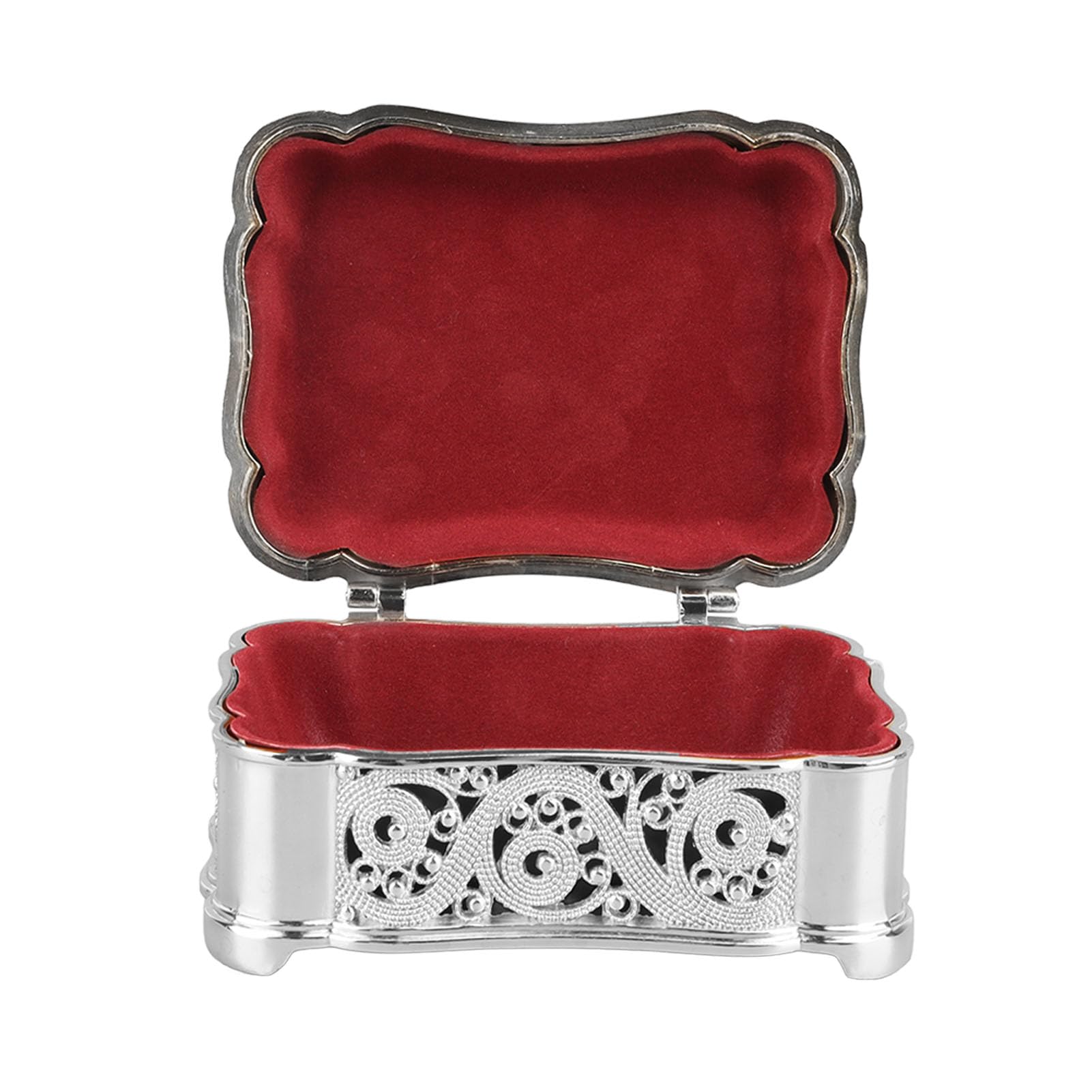 Joyero de metal vintage, el regalo ideal en forma de pequeño cofre para pulseras