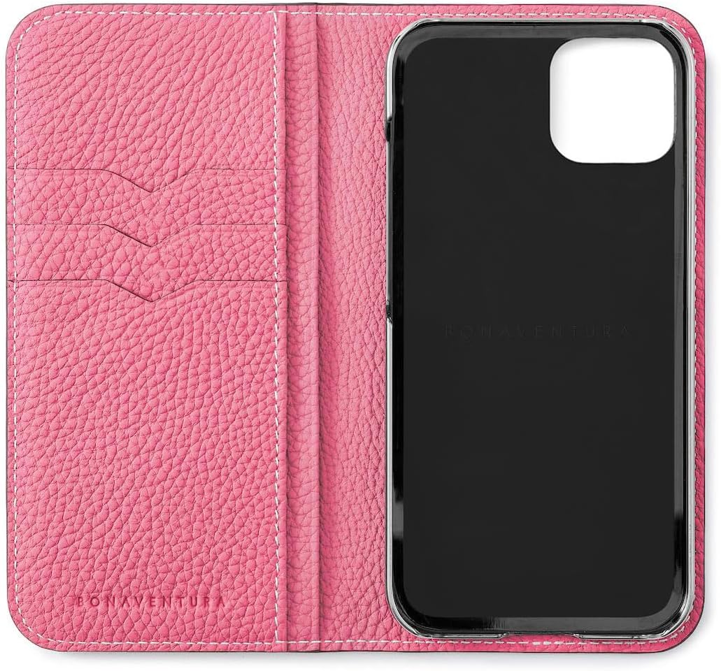 BONAVENTURA】(for iPhone14 Diary iPhone Case [Azalee Pink] BODT14-AP