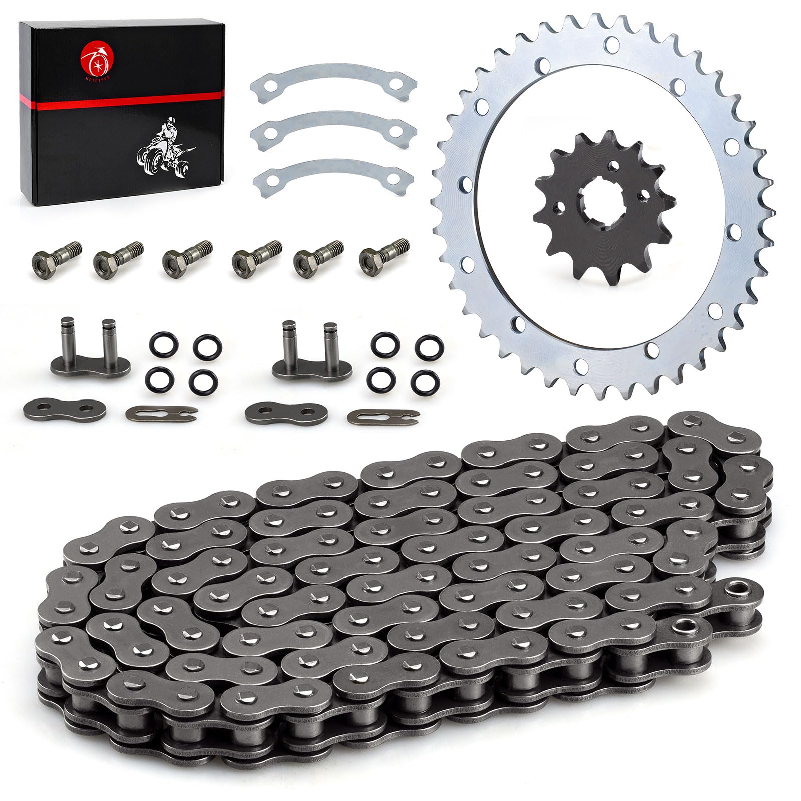 YAMAHA Warrior 350 YFM 1999-2004 RK 520 Economy Chain & Sprockets Kit