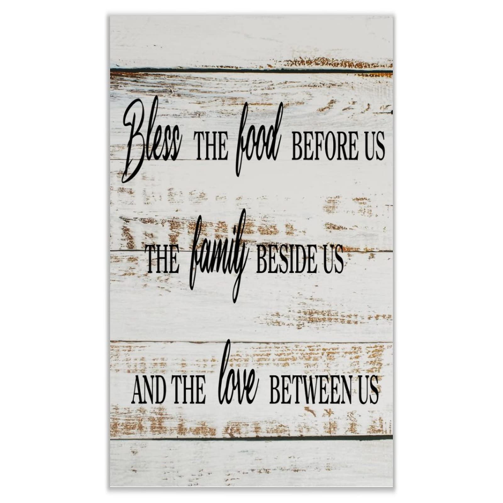 Décoration murale bois vintage 30x50cm pour réchauffer une ambiance de maison