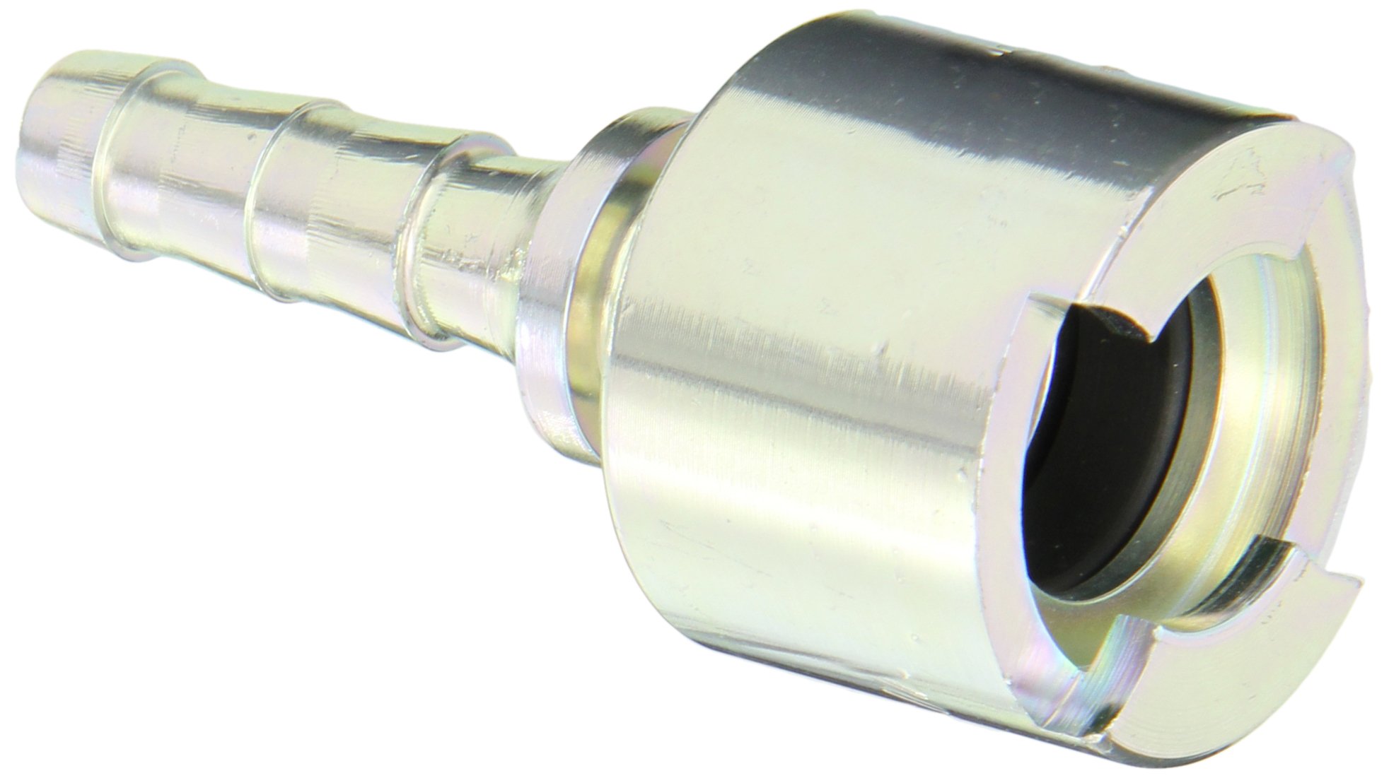 DixonValve 4NS3 Steel Bowes Interchange Pneumatic Fitting, Socket, 1/2" Coupler x 3/8" Hose ID Barbed