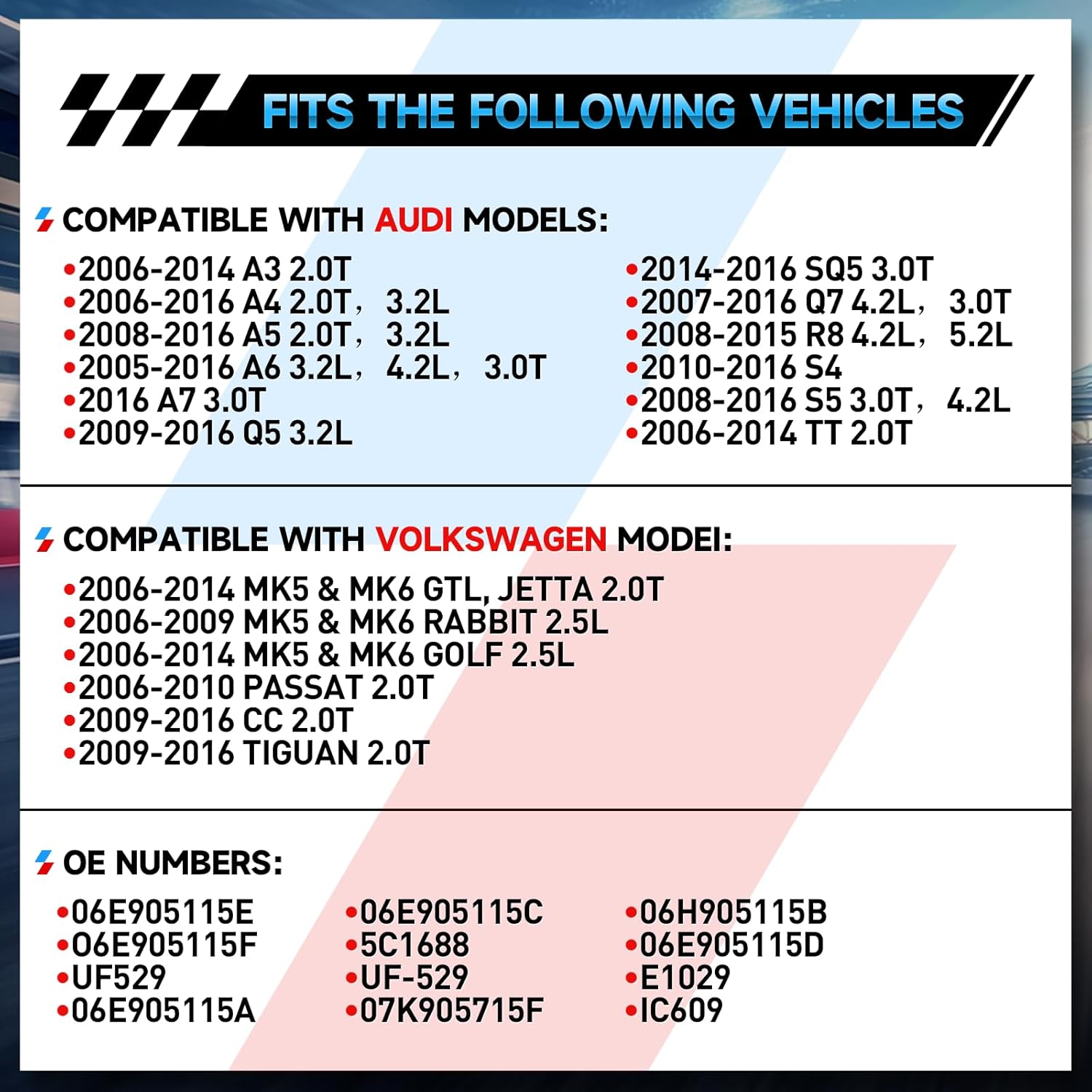 06E905115E UF529 Ignition Coil Pack Compatible with Audi A4 A6 Q7 Q5 S5 S4 Volkswagen VW 2007 2008 2009 2010-2016 3.0 3.2 4.2L Coil Packs Replaces 06H905115B 06E905115A,Pack of 4