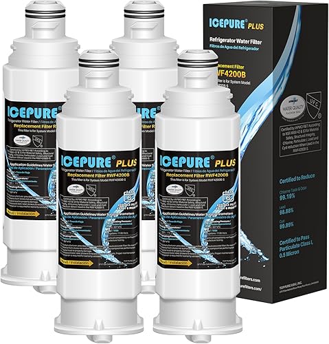 ICEPURE PLUS NSF53 DA97-17376B Reemplazo para HAF-QIN/EXP, HAF-QIN, DA97-08006C, RF23M8070SG, RF23M8070SR, RF23M8090SG, RF23M8090SR, AQF-DA97-17376B