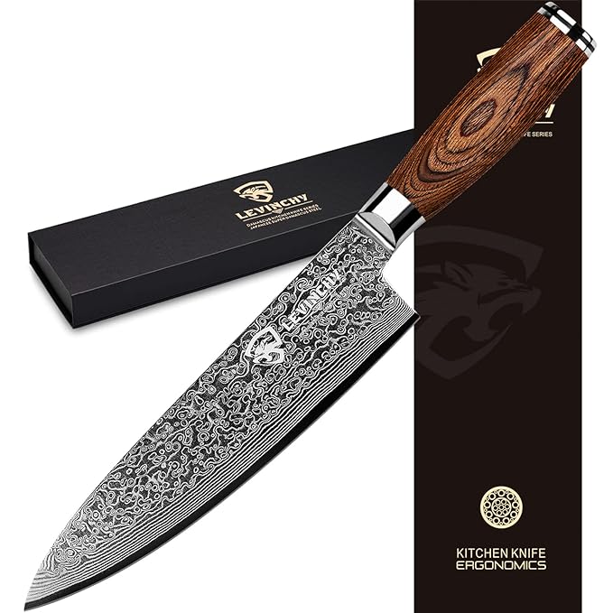 Damascus Chef's Knife 8 inch