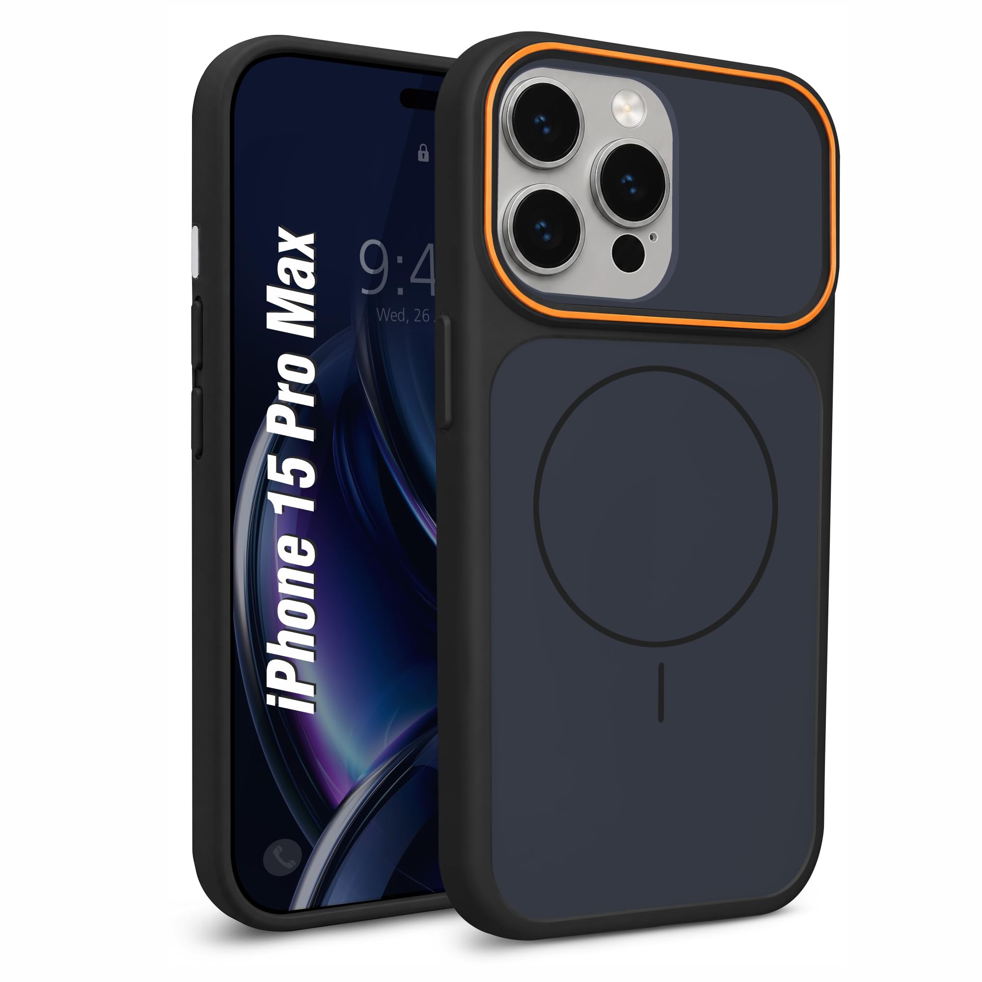 AIBEX Magnetic Compatible for Apple iPhone 18 Pro/Apple iPhone 17 Pro– Slim Protective Back Cover with Camera Lens Protection, Strong Magnetic Support, Anti-Slip Grip, Military Grade (Grey) — Amazon image 32