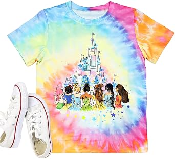 Magical Shirts Women Girls Family Vacation Matching Shirt Magic Kingdom T-Shirt Mommy and Me Trip Short Sleeve Tops