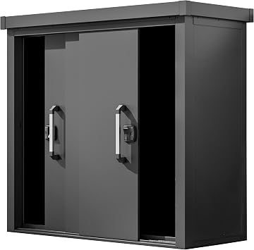 GFP Primeyard Armoire Jardin 180x78x161 cm Anthracite