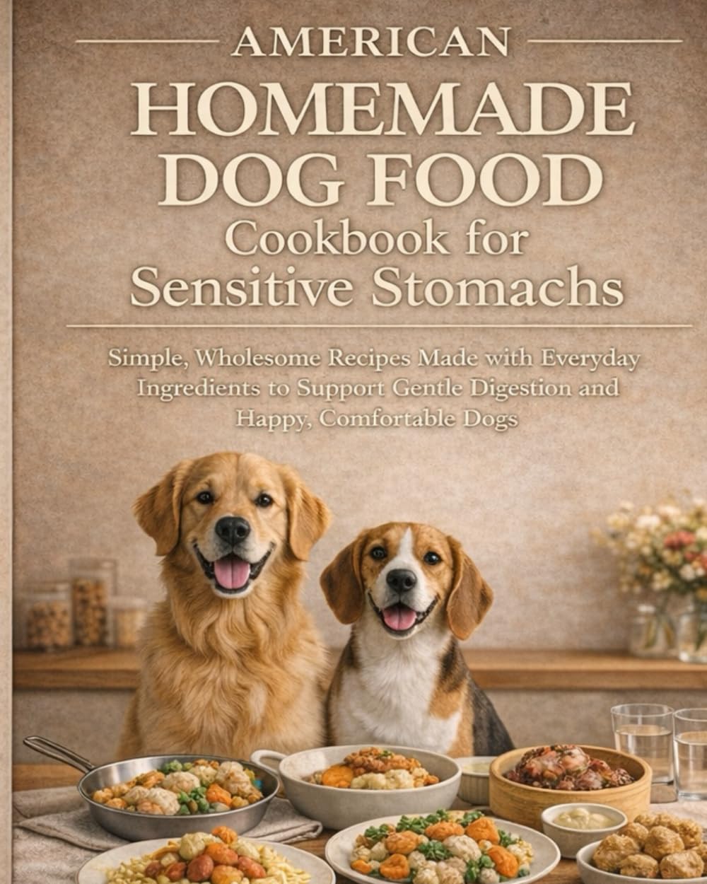 American Homemade Dog Food Cookbook for Sensitive Stomachs: Simple, Wholesome Recipes Made with Everyday Ingredients to Support Gentle Digestion and Happy, Comfortable Dogs