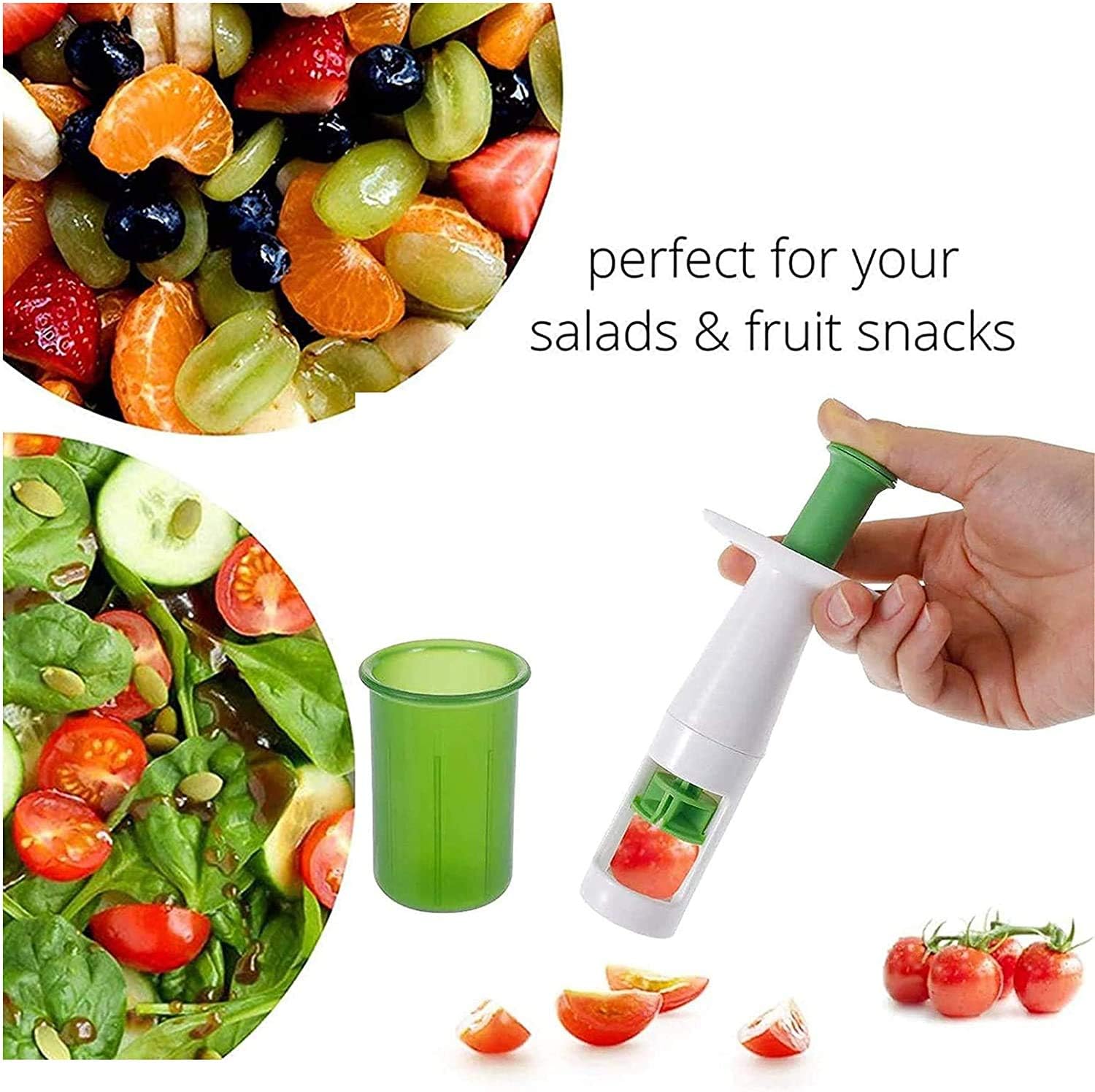 Tomato Slice For Baby Auxiliary Multifunctional Fun Tomato Slicer Handy Kitchen Cut Tools For Salad Strawberry Cherry Vegetable Grape Cutter 1 Pc Kitchen Dining Kitchen Knives Cutlery Accessories Semo Es