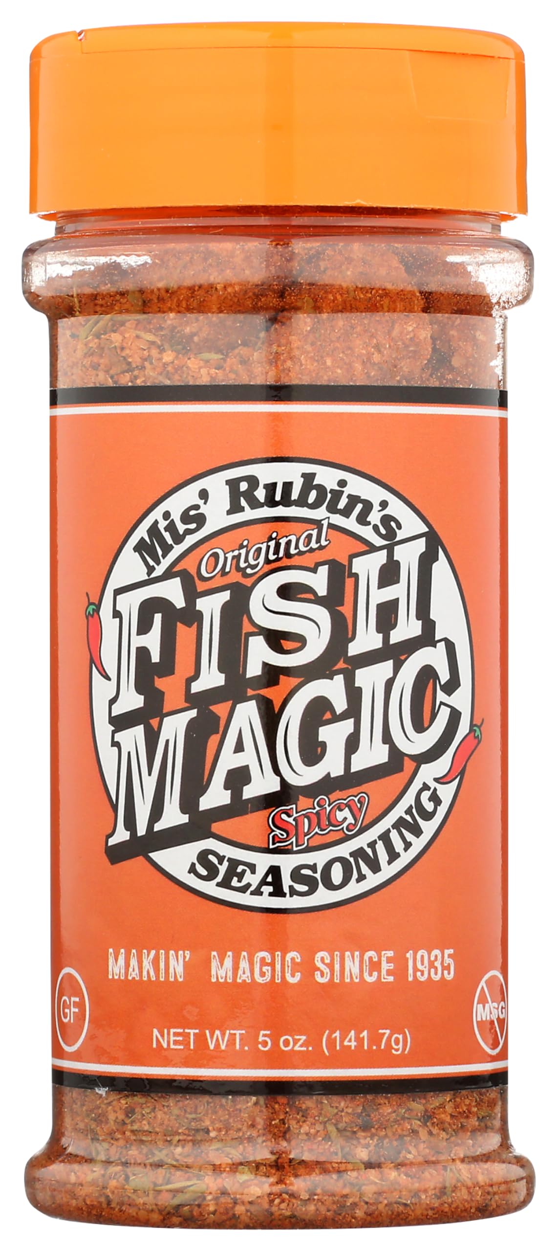 Magic Fish Seasoning, Cajun Seasoning, Savory, Spicy & Finger Licking Good – Catfish, Bass, Salmon, Shrimp Seasoning – Dry Rub For Fish & Seafood Seasoning for Paella, Jumbo, or A Fish Fry (5 oz)