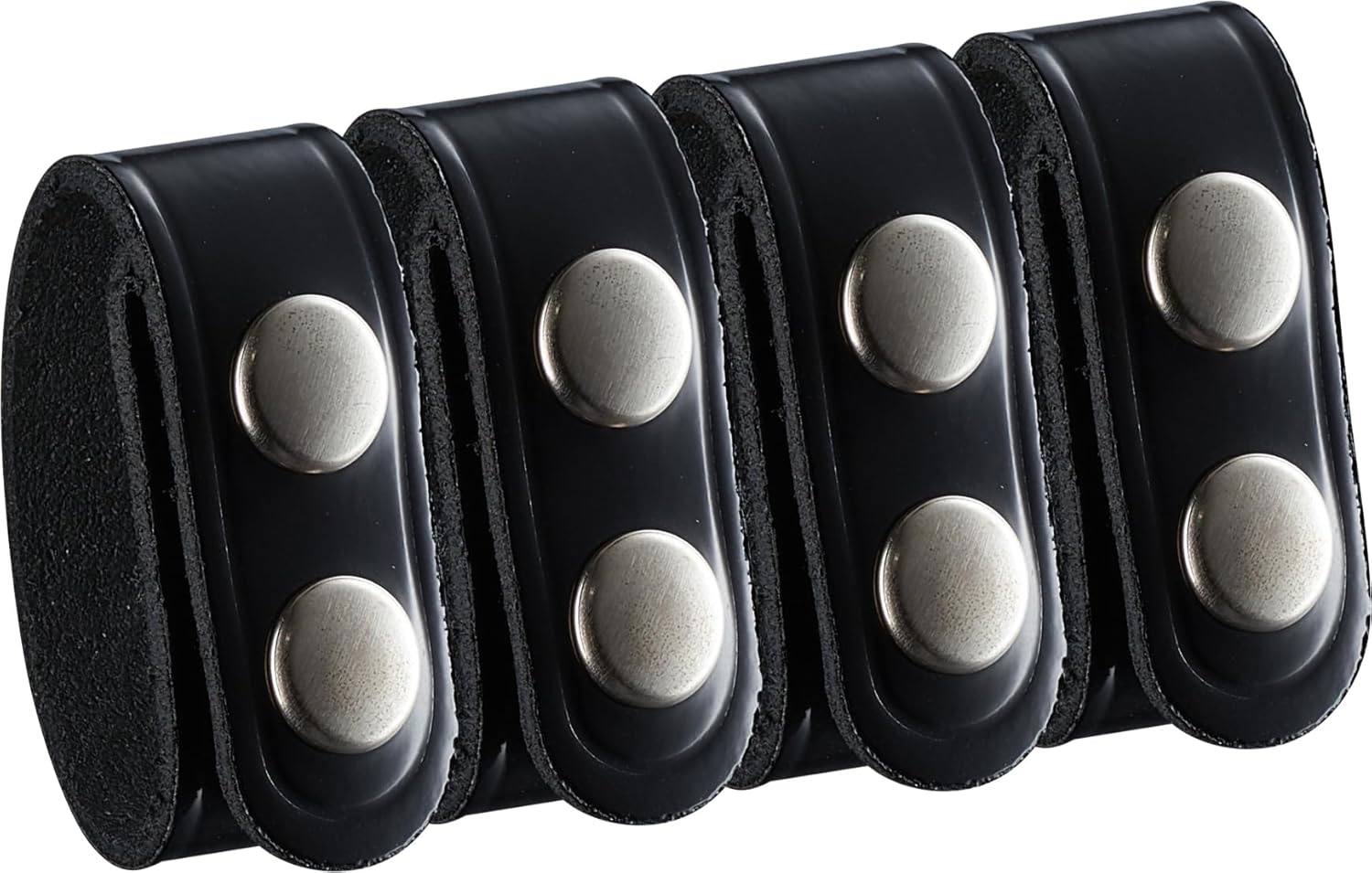 Perfect Fit Shield Wallets Duty Belt Keeper with Double Snap Closure (Pack of 4) - Image 3